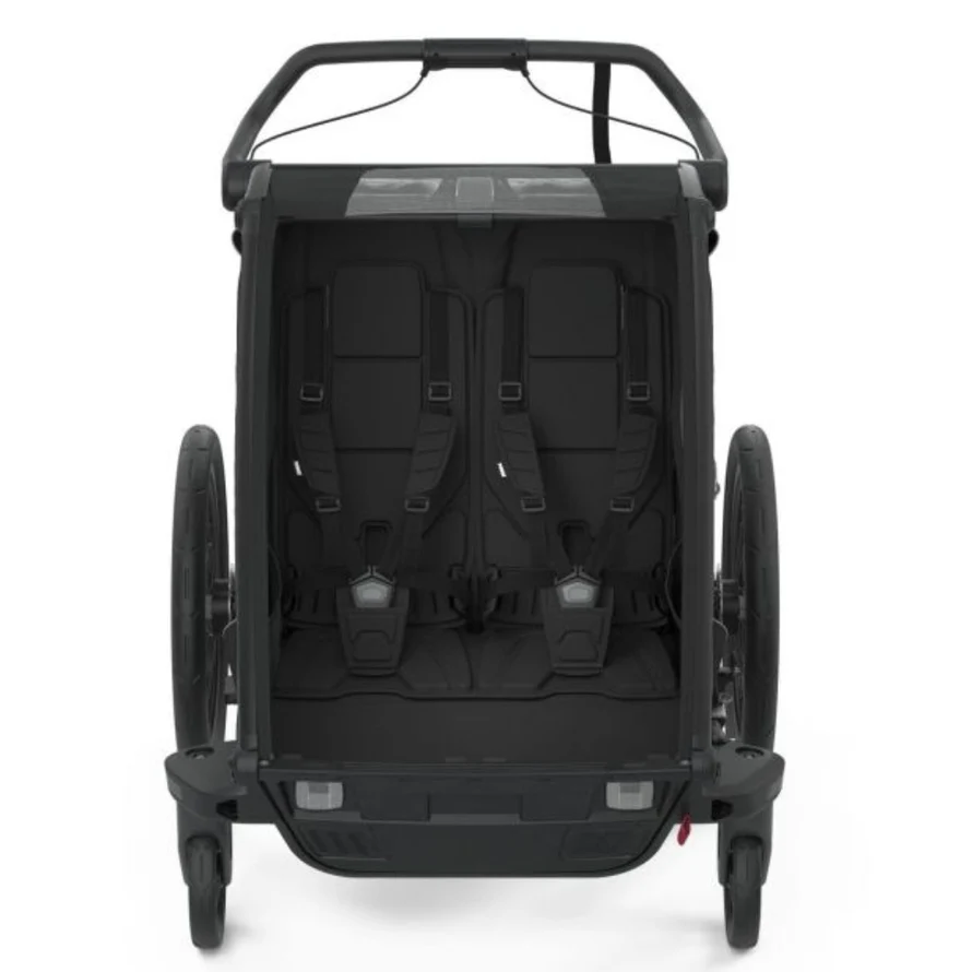 Chariot Thule Remorque Vélo pour 2 Enfants - Chariot Sport 2 Double - noir – Image 5