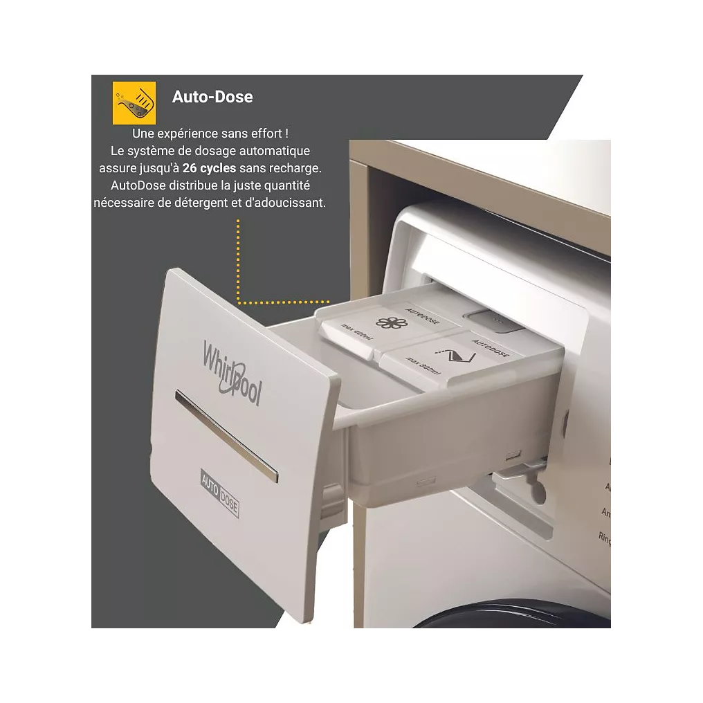 Lave linge hublot WHIRLPOOL W8X89ADSILENCEFR – Image 4