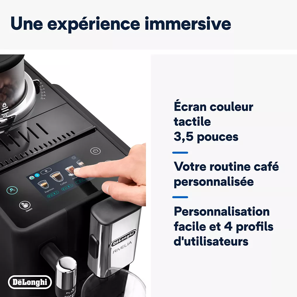 Expresso Broyeur DELONGHI FEB4435.B Rivelia Noire – Image 11