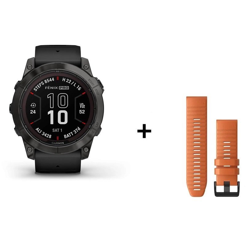 Garmin Fenix 7X Pro Sapphire Solar Titane – Image 6