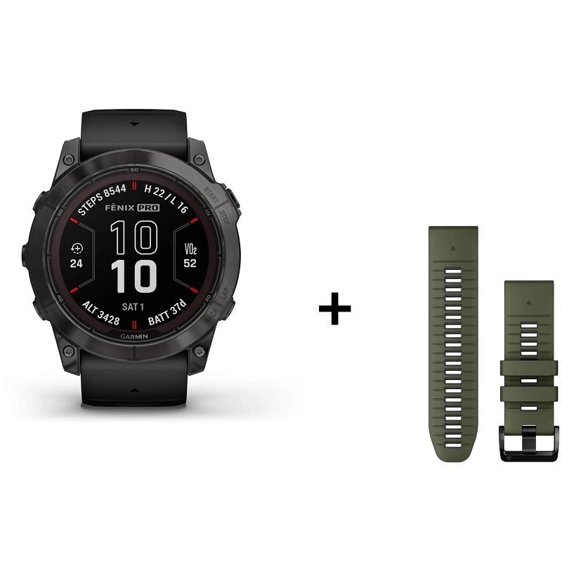 Garmin Fenix 7X Pro Sapphire Solar Titane – Image 5