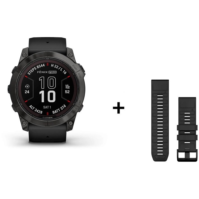 Garmin Fenix 7X Pro Sapphire Solar Titane – Image 4