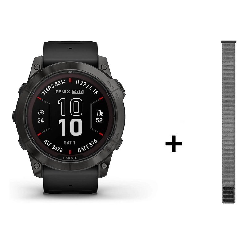 Garmin Fenix 7X Pro Sapphire Solar Titane – Image 3