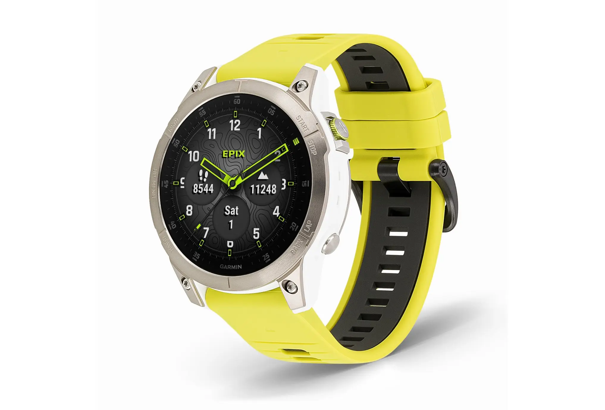 Montre Garmin EPIX Gen 2 Sapphire Titane 47 mm + bracelet nylon gris – Image 7