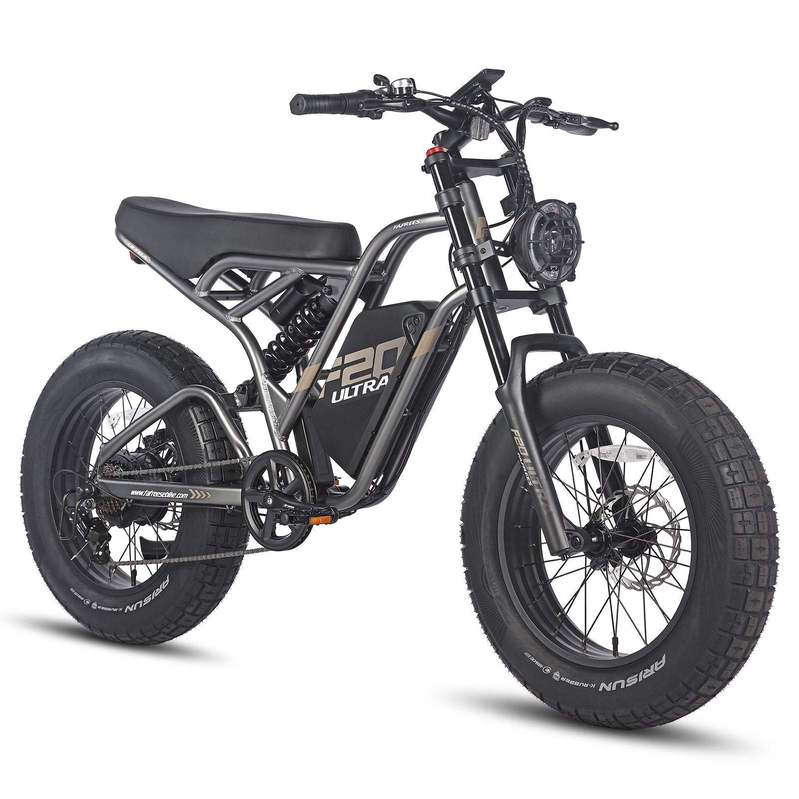 FAFREES F20 ULTRA 750W 20" Fat Bike E-Mountain Bike 48V 25Ah LG Batterie E-MTB – Image 6