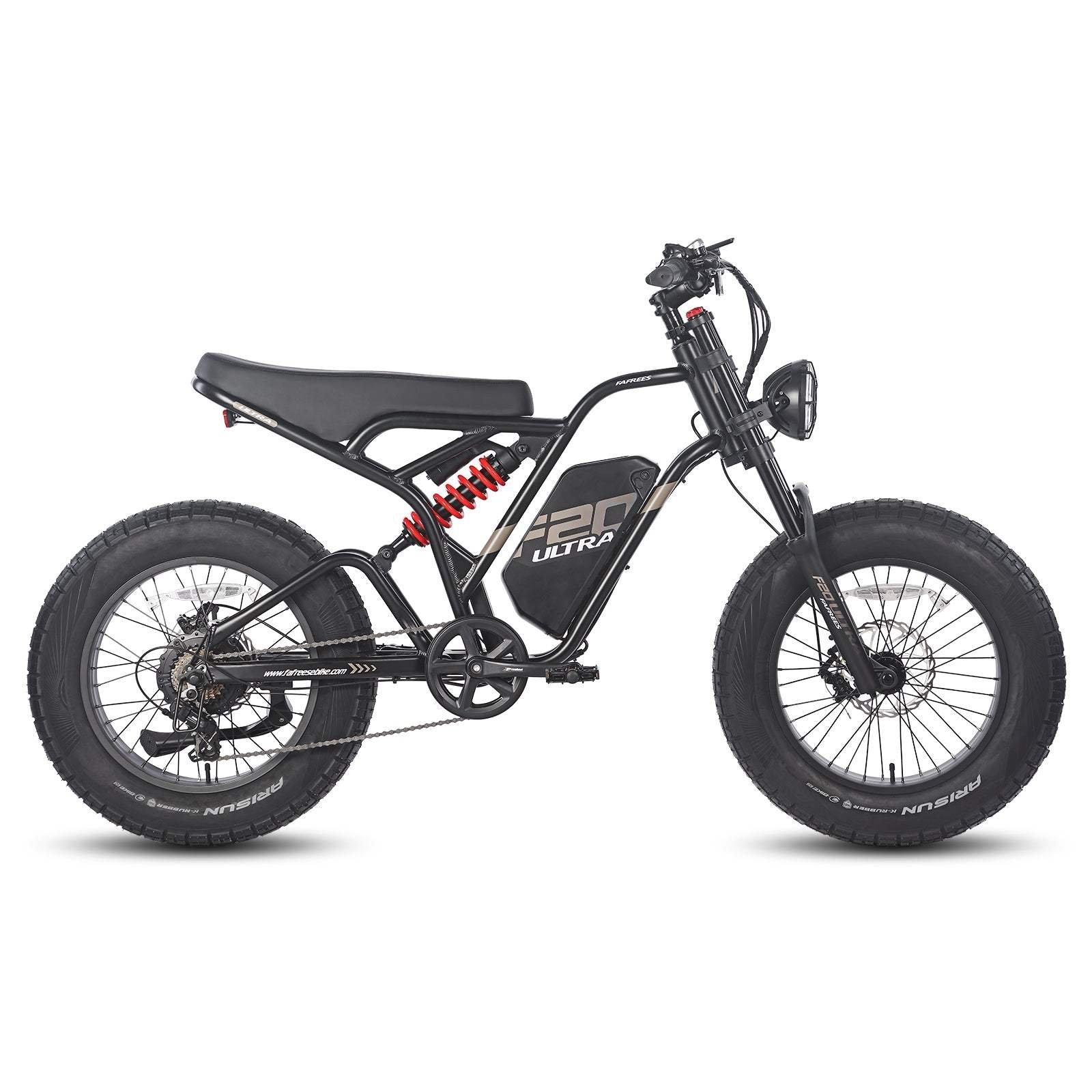 FAFREES F20 ULTRA 750W 20" Fat Bike E-Mountain Bike 48V 25Ah LG Batterie E-MTB – Image 5