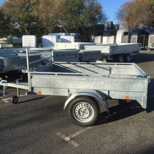 Remorque mecano galva robust simple essieu 750kg