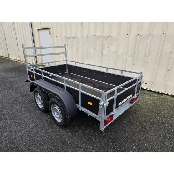 Remorque Bois 2 essieux 750kg 2m57x1m32 – Image 3